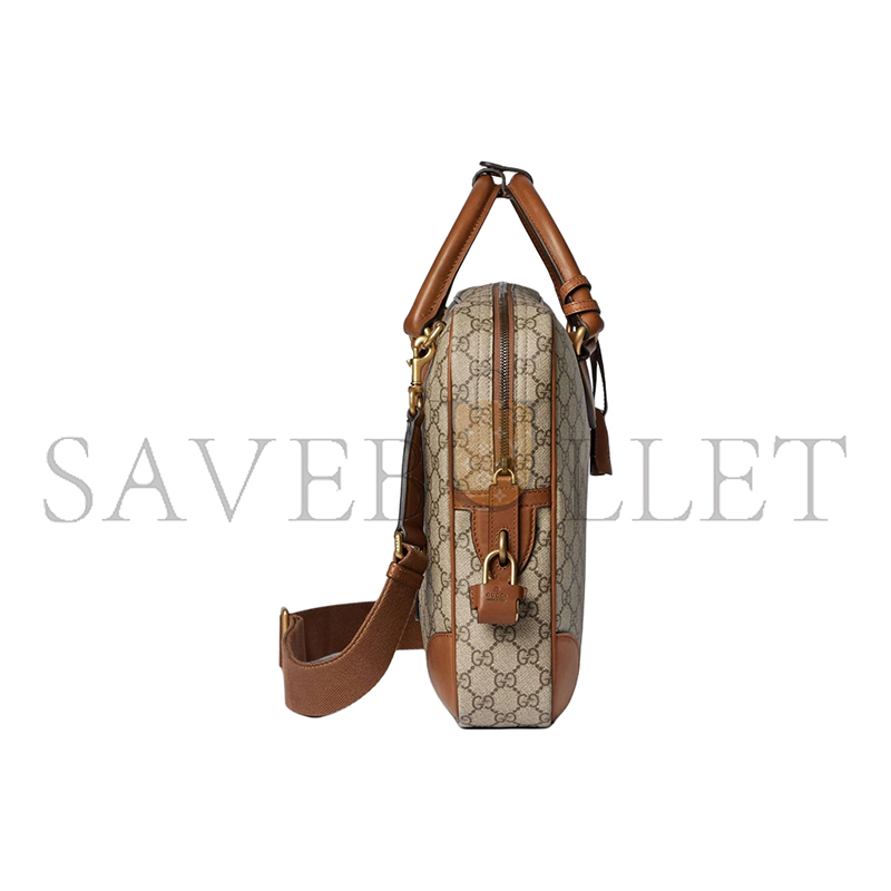 GUCCI GG EMBLEM MEDIUM BRIEFCASE 821149 (40*30*6cm)